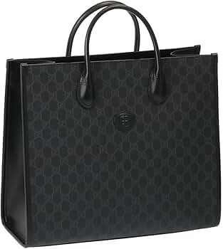 GUCCI トートバッグ ブラック キャンバス GUCCI】グッチ GGキャンバス 308928 トートバッグ レディース