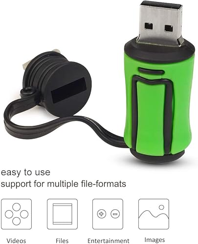 Miniatura 7 de BorlterClamp - Memoria USB con diseño de panda lindo de 32 GB, paquete de 2 unidades, regalo para estudiantes y niños