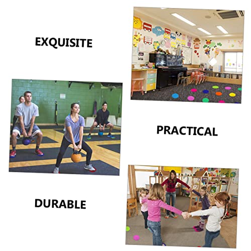 Plafope 50Pcs Mark Circle Stickers Decorative Rug Round Rugs Carpet Dot Spots For Classroom Kindergarten Classroom Must Haves Teacher Floor Markers Floor Spots Circles Carpet Spot #TOP6