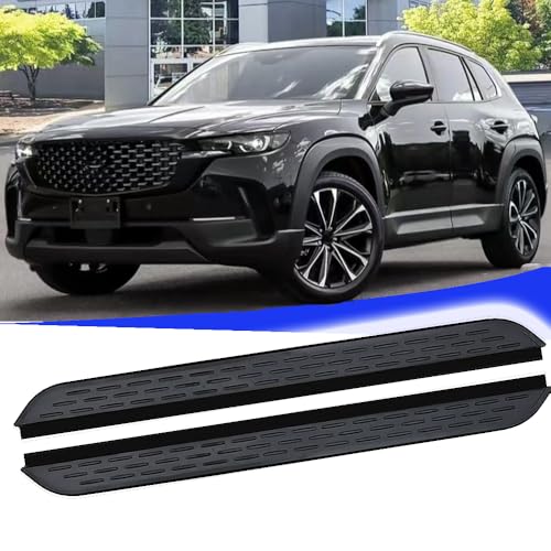 Estribos laterales para Mazda CX50 2023-2025 aluminio negro