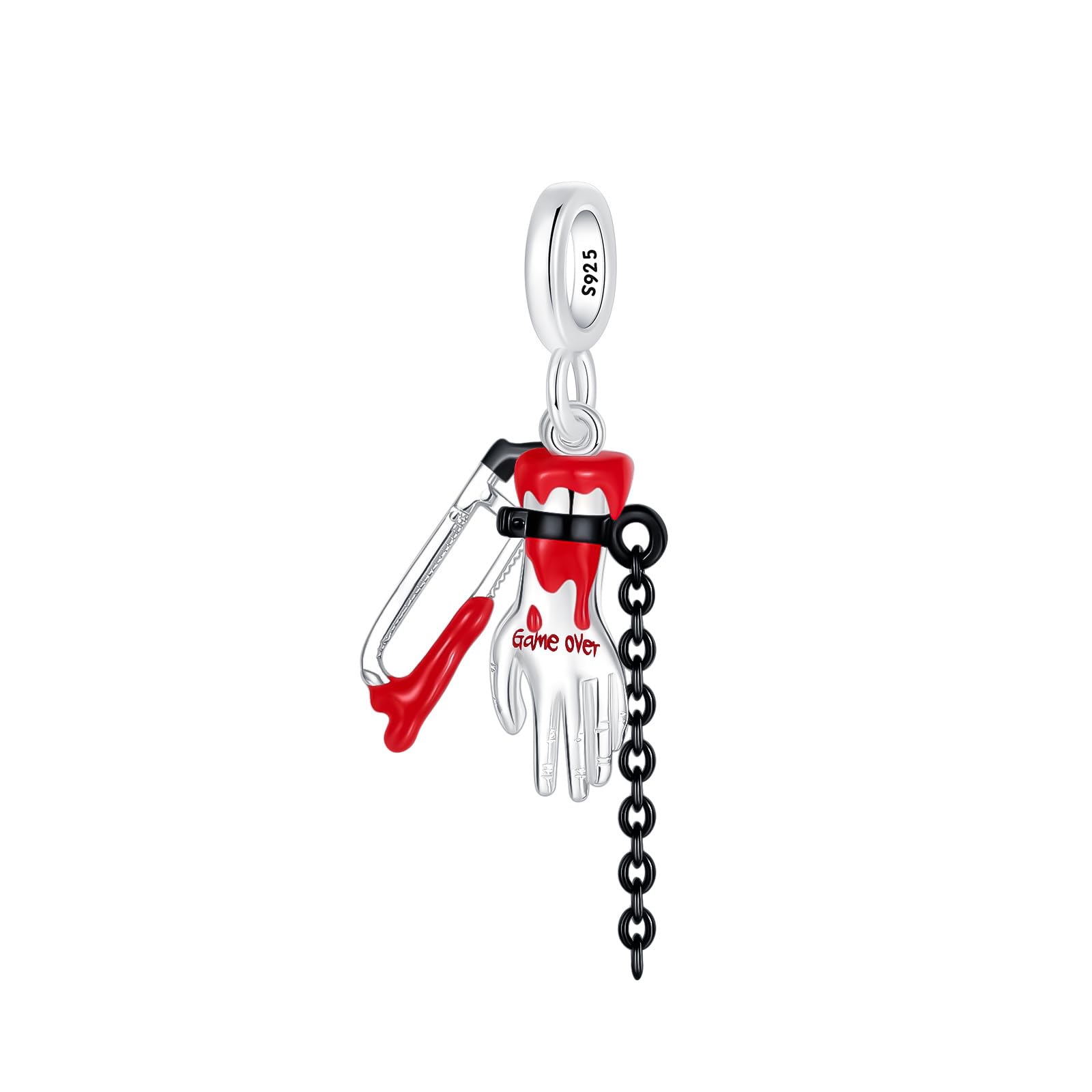 Abalorio de plata 925 de Halloween: no se oscurece y es compatible con pulseras Pandora 2