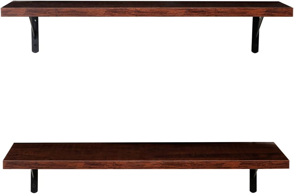 SUPERJARE Wall Mounted Floating Shelves, Set of 2