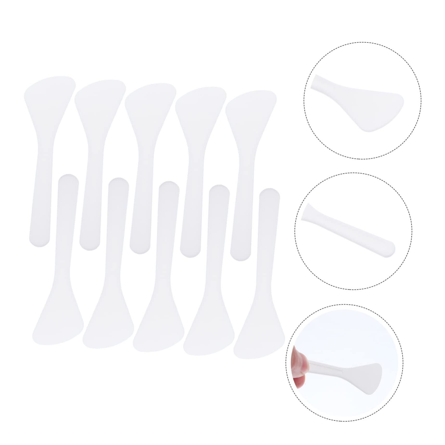 FOMIYES 160 Piezas Cuchara espátula cosmética para el cuidado de la piel crema de mantequilla espátulas de máscara espátula de maquillaje a granel constituir herramienta páginas