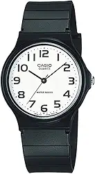 Série MQ24 | Relógio analógico masculino de quartzo | resistente à água | caixa de resina | pulseira de resina | vidro de resina | analógico de três ponteiros (HR, min, SEC) | Design clássico |