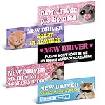 5Pcs New Driver Magnet for Car, Funny Student Driv