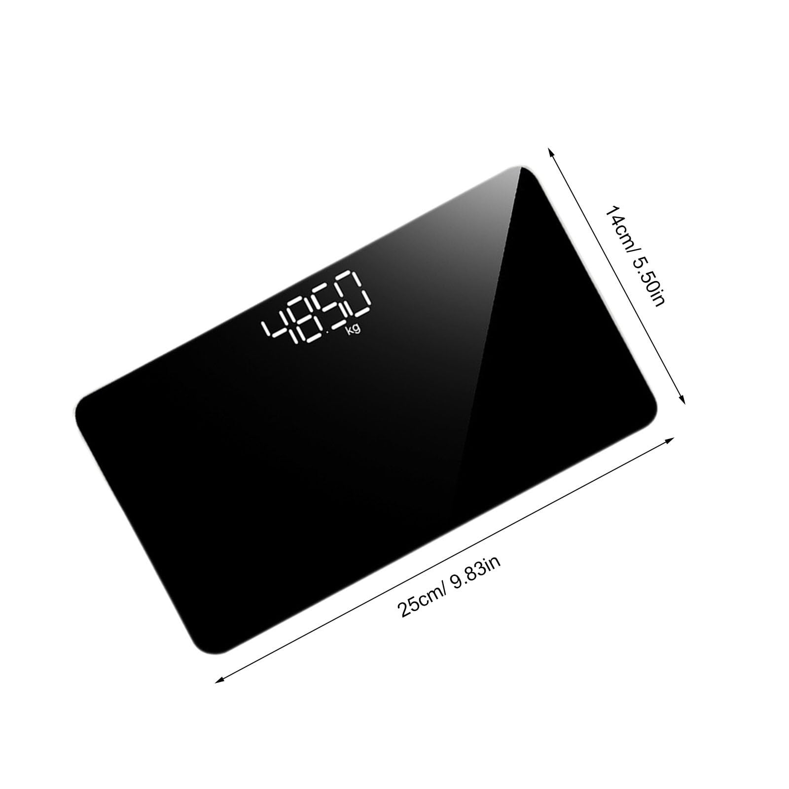 CANIGHT Bilancia Elettronica Colore Casuale Ricaricabile Portatile Superficie a Specchio, Design Compatto e Misurazioni Accurate, per Uso Domestico e Viaggi