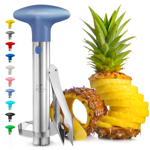 Image of Zulay Kitchen Stainless Steel Pineapple Corer, Slicer & Eye Peeler