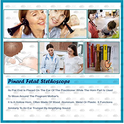 Pinard Fetal Stethoscope Plastic Black #TOP1