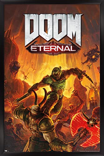 Doom Eternal - Marauder Wall Poster, 22.4L x 14.7W, Black Framed Version