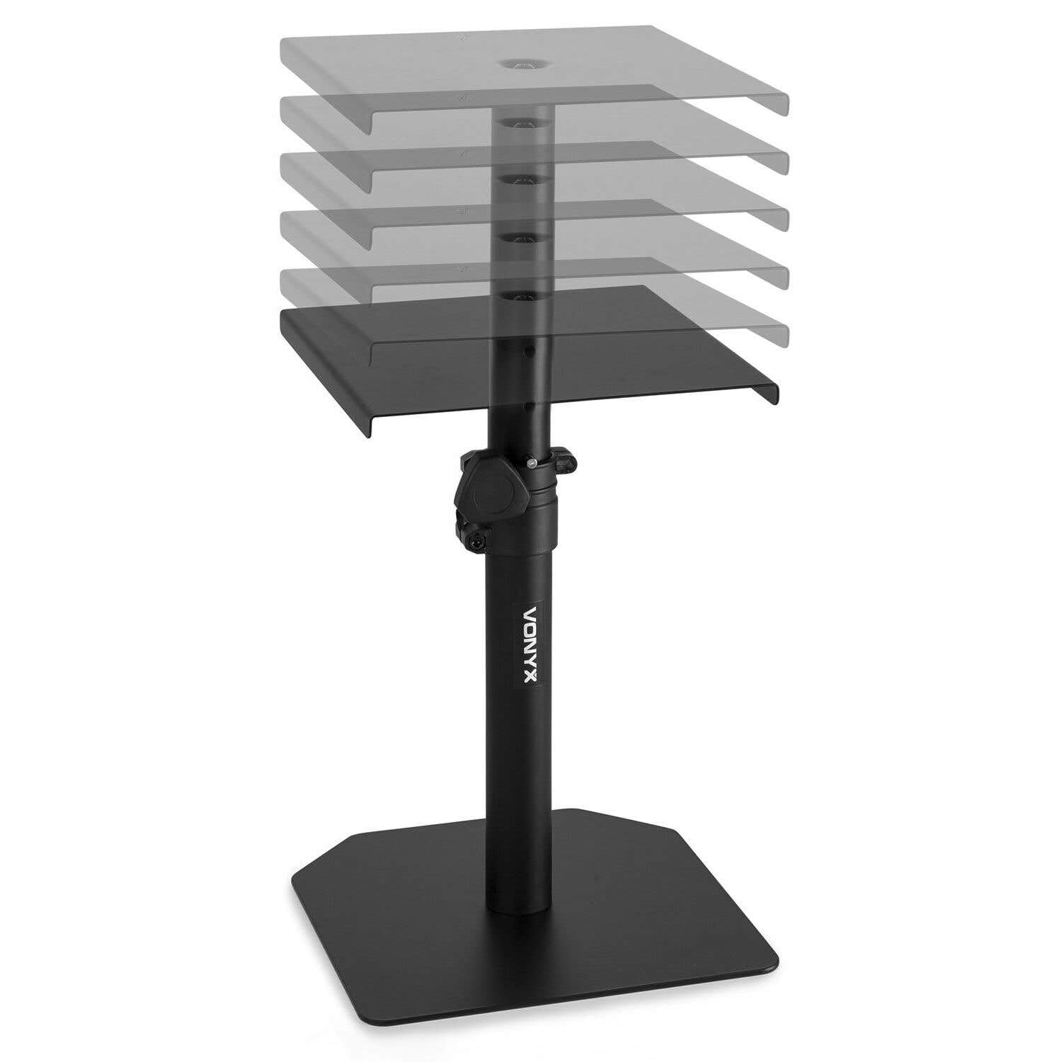 VONYX 180.219 SMS10 - Supporto da tavolo per monitor da studio per altoparlanti da tavolo DJ