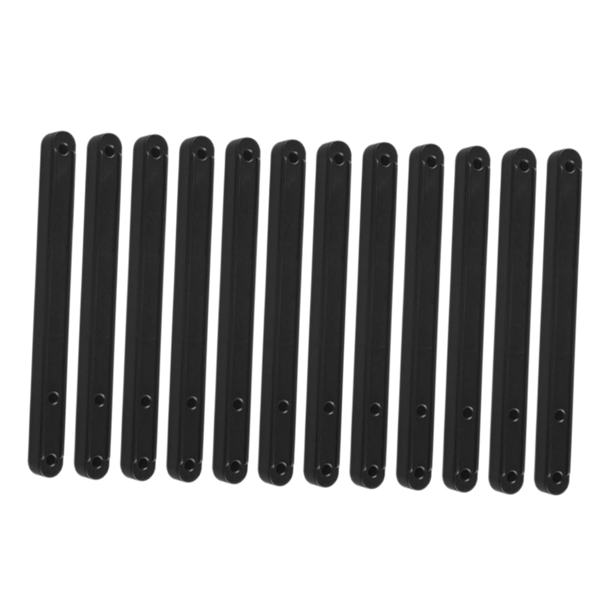 VALICLUD 12Pcs Plastic Drawer Slides Bottom Mount Glide for Cabinets Dressers Furniture Replacement Parts Easy Installation Versatile Use for Wardrobes