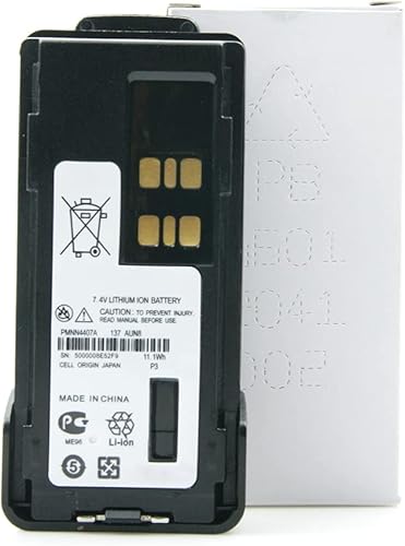 Miniatura 7 de Paquete de 10 baterías PMNN4407A para Motorola XPR3300 XPR3500 XPR7350 XPR7380 XPR7550 XPR7580 GP338D DP4600 XiR P8668 APX 2000 Batería de repuesto