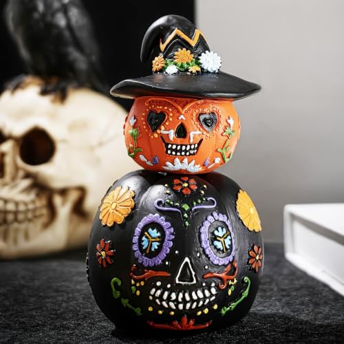 Statue d'halloween lot de 4 figurines décoratives pour table