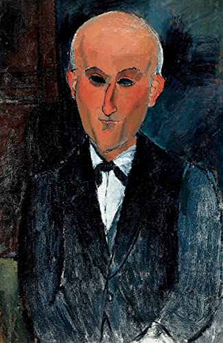 Tableau Toile d'Art Modigliani - Portrait Max Jacob Impression Haute Définition