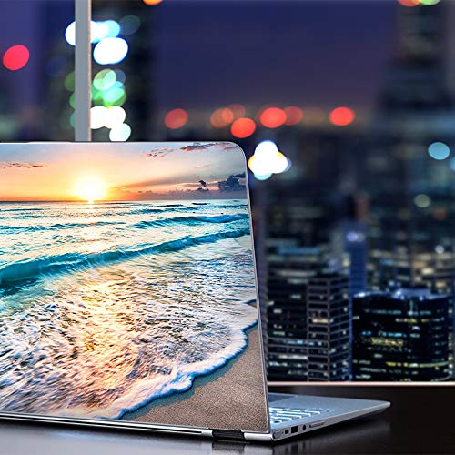 Itsaskin1 15 15.6 Inch Laptop Notebook Skin Vinyl Sticker Cover Decal Fits 13.3" 14" 15.6" 16" Hp Lenovo Apple Mac Dell Compaq Acer - Sunset On Beach #TOP3