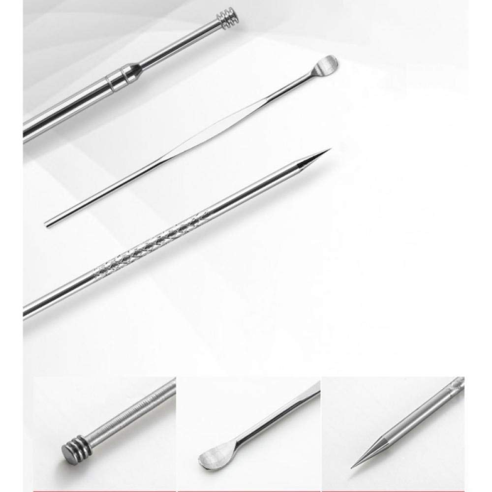 Ensemble de manucure 18pcs Kit de Coupe-Ongles Professionnel Outils de Soins de pédicure, kit de toilettage en Acier Inoxydable avec étui de Voyage en Cuir-Marron_18 pièces (Marron 18)