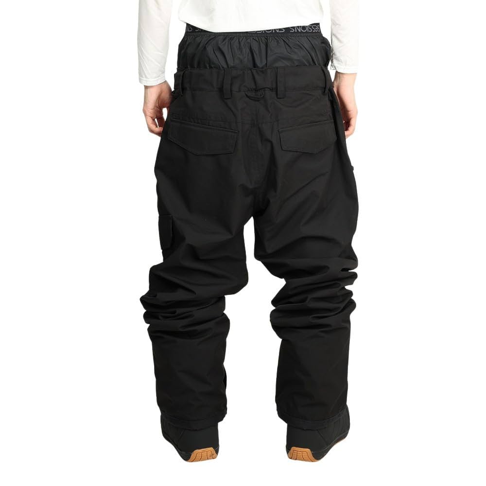 SESSIONS スノーボードパンツ M ブラック SESSIONS セッションズ スノーボードウェア BRACKET JOGGER