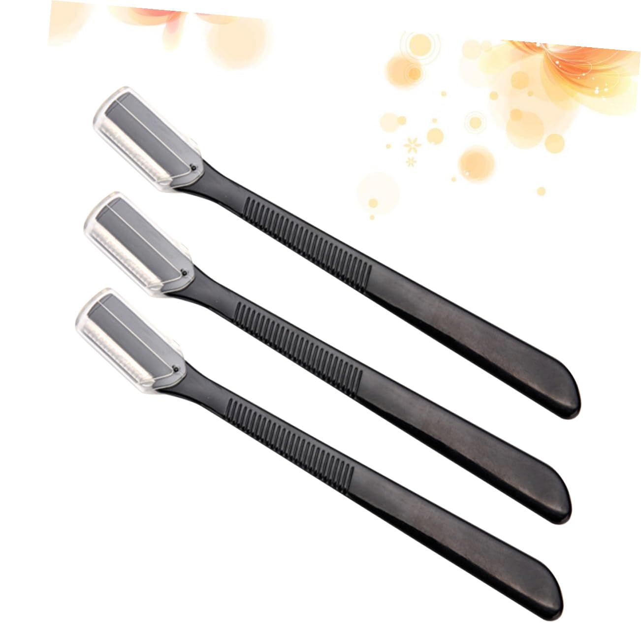 FRCOLOR 3 Sätze Praktischer Augenbrauentrimmer Gesicht Bausatz Werkzeug Make-up-zubehör Augenbrauen Rasierer Black 12 Stücke * 3