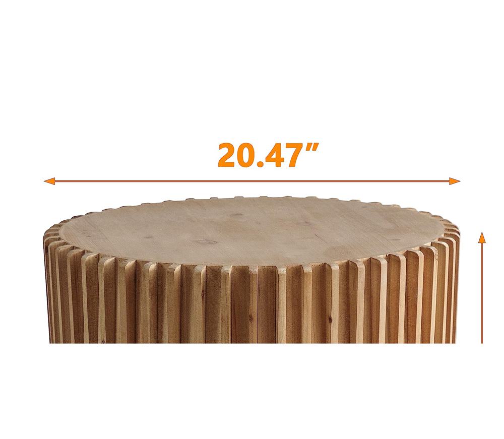 Amazon.com: Retro Fashion Style Cylindrical Side Table with