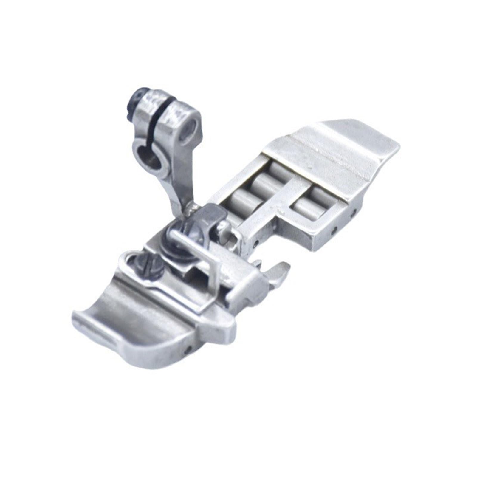 Kalttoy 747 Presser Roller Foot Attachment Sewing Machine Accessories for Thick Leather Fabric Stitching Hemming Presser Foot Attachment