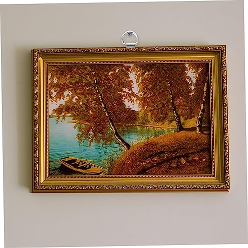 Image of Housoutil 30pcs Versatile Frame Hooks Picture Hangers d Rings Heavy Duty Wall Hangers for Decor