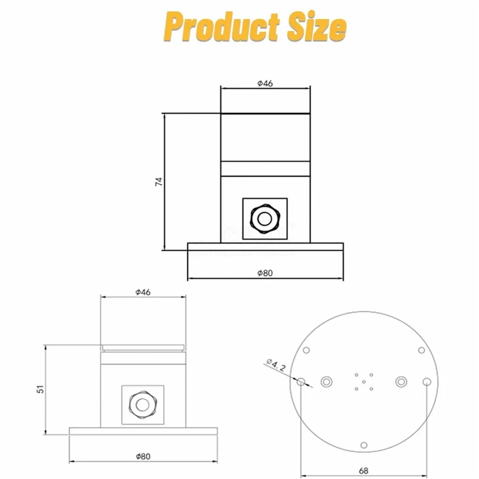 Produktbild von UOUOBEAR Solar-Strahlungssensor – RS485, 0–2V/0–5V/0–10V/4–20mA, Für Wetter & Landwirtschaft