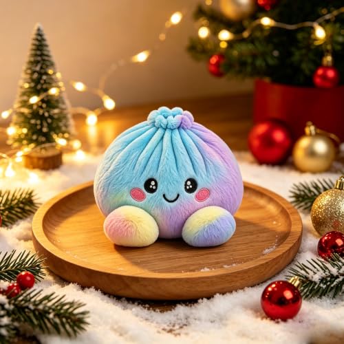 Dumpling Pillow Soft Steamed Bun Cushion Decorative Sofa Bed Home Accent - image 5