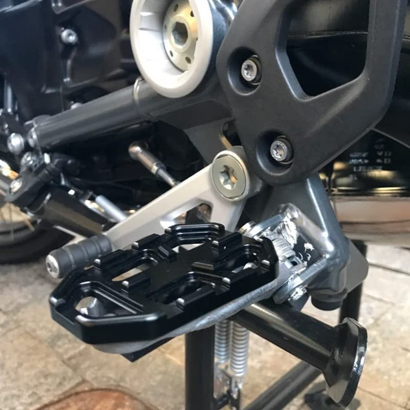 Motorfiets Voetpin Voor BMW Voor G310GS Voor F750GS Voor F850GS Voor R1200GS Voor R1250GS Motorfiets Voor G310gs Billet Brede Voetsteunen Pedalen Rest Voetsteunen Voetsteunen (Color : Gray