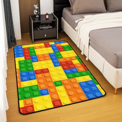 Tapete decorativo geométrico 150x200 cm polyester miniatura 4