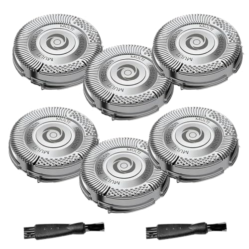 6 Pack SH50 Replacement Shaver Heads for Philips Norelco Series 5000