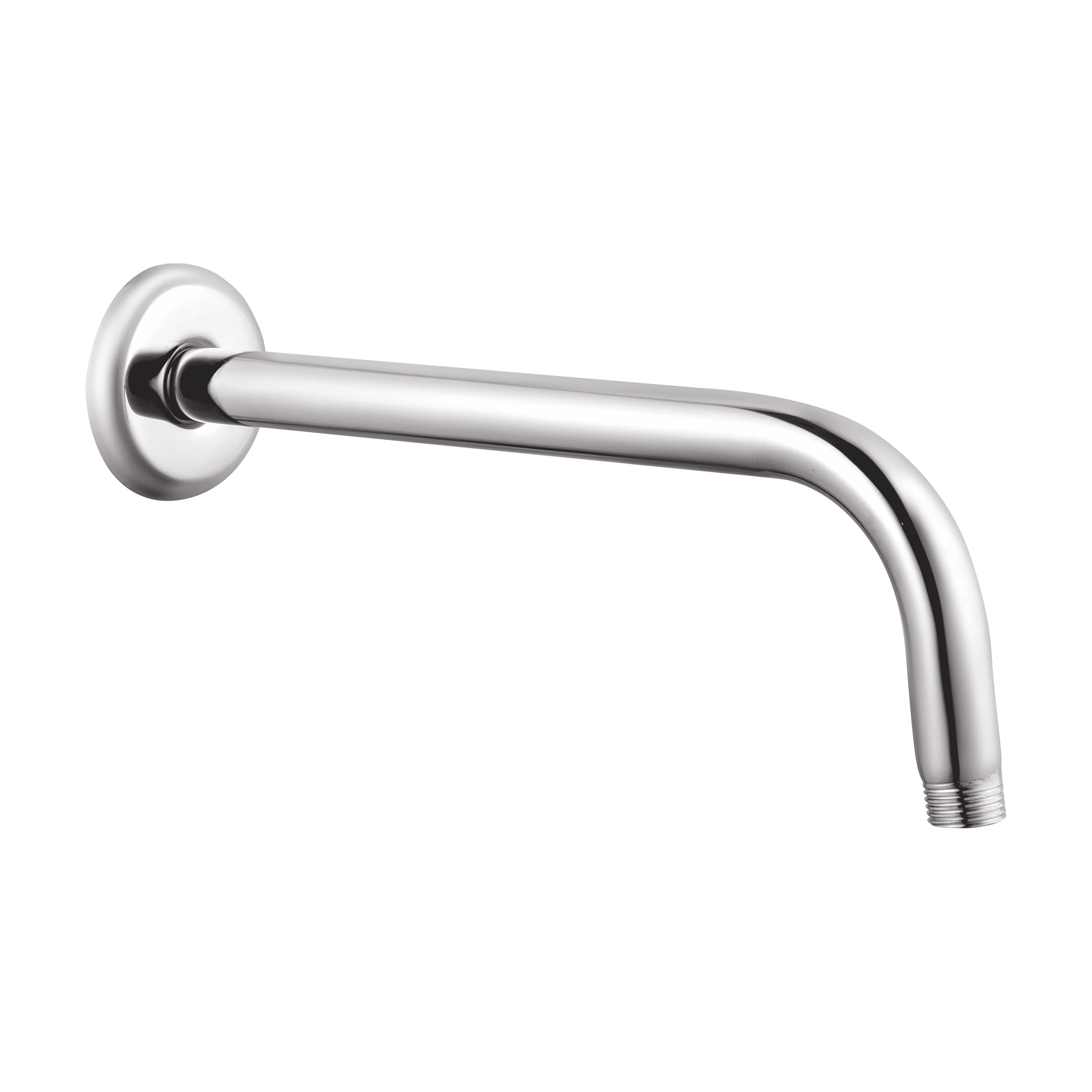 Ruhe® 12 Inches Premium Grade Stainless Steel Full Bend Round Shower Arm | Chrome Finish 4