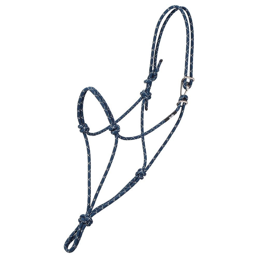 Weaver Silvertip No. 95 Rope Halter w/Clip Navy/Si