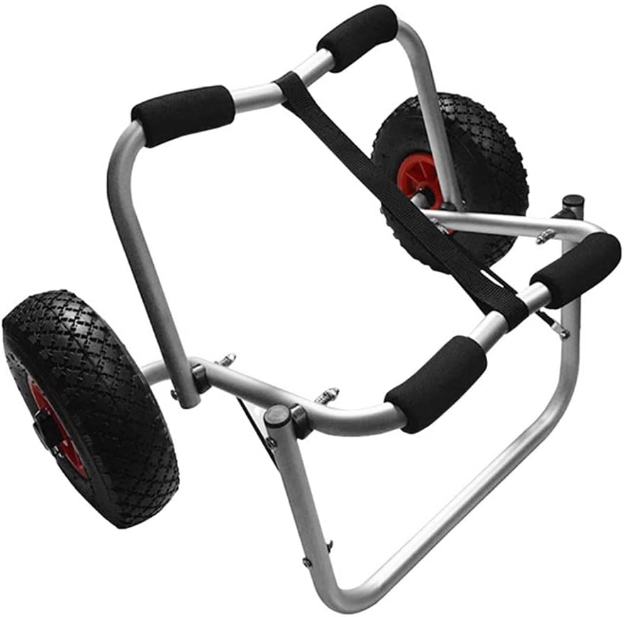 doorslay Kayak Trolley Cart with Airless Tires - 176LB, Energy-Saving Two-Wheeled Carrier Cart for Kayak Canoe Boat