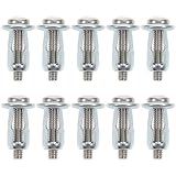 Gatuida 10pcs Hollow Door Anchor Expansion With Screw