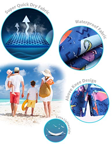 image for maamgic Boys Swim Trunks Toddler Swim Shorts Little Boys Bathing Suit 