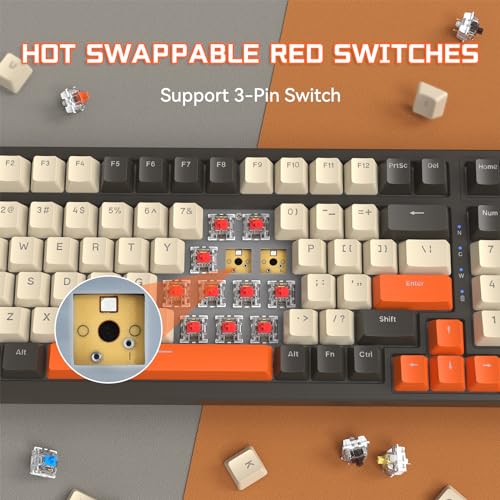 Teclado Mecánico K8 Inalámbrico RGB 96% USB-C miniatura 5