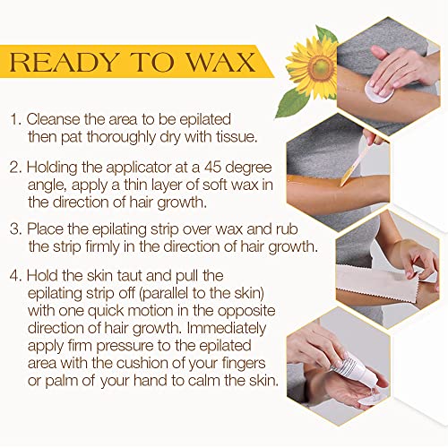 Image of GiGi No Sting Wax with Kava Kava - Microwave Hair Removal Wax, 8 Ounces
