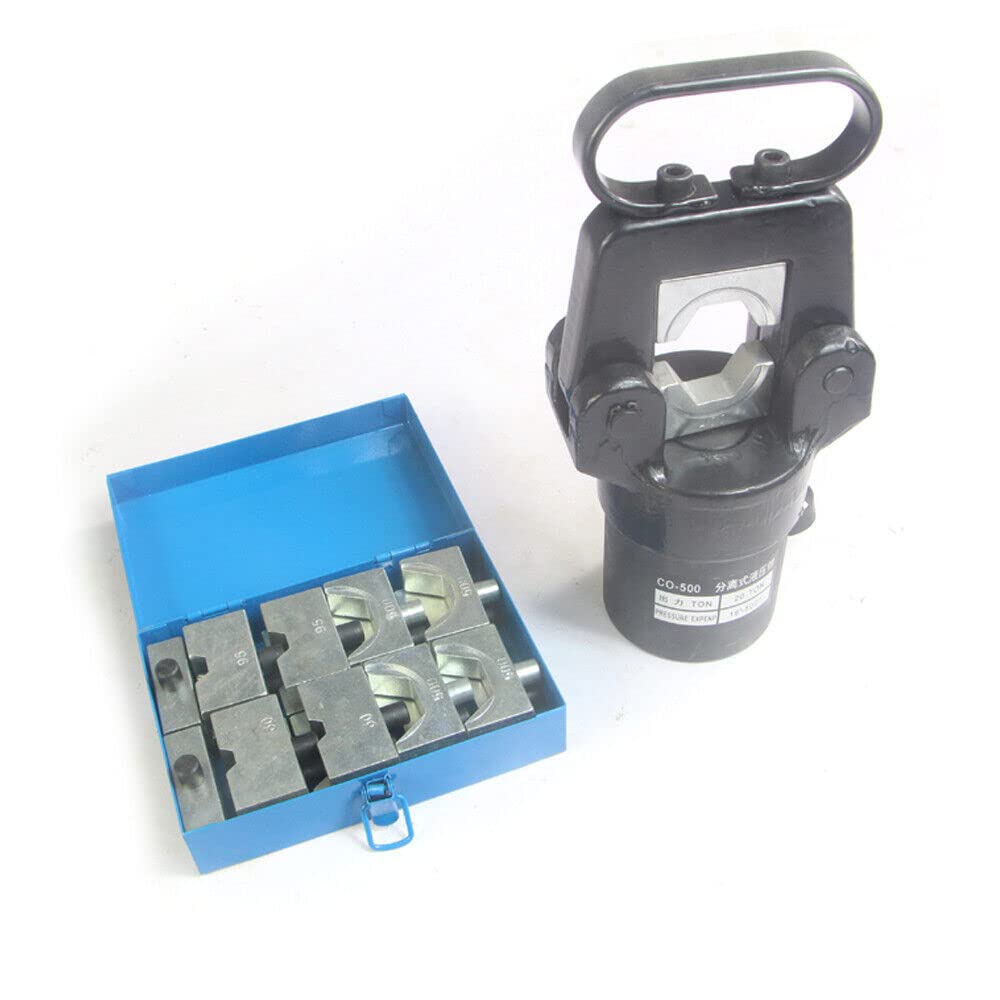 Hydrauliczne złącze ciśnieniowe, hydrauliczne zaciskarki 20T, zakres zaciskania głowicy 16-400 mm², matryce kabel drut zacisk końcówki węża z pompą CP-180