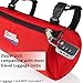 Chase Harper USA 105000 Ruckus Barrel Bag - Highly Durable Industrial Grade Ballistic Nylon Exterior with Strong Thermoplastic Insert Full Length Zippered Opening - Red