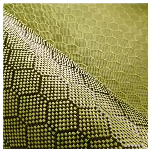 3K 240g Football Pattern Carbon Fiber Fabric, Honeycomb Jacquard Hexagonal Carbon Fiber Cloth for Car Exterior Decoration (Blue, 1m x 1m)