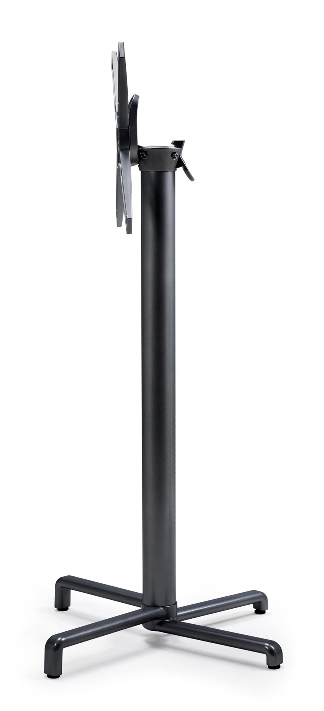 Nardi Stehtischgestell Tischbein Klappbar | Premium | PN5545/110 | Stehtisch | Aluminium | Höhe 107 cm | 6,7 kg | Standfläche 52x48 cm | max. Tischplattengröße 70x70 / Ø 70 cm