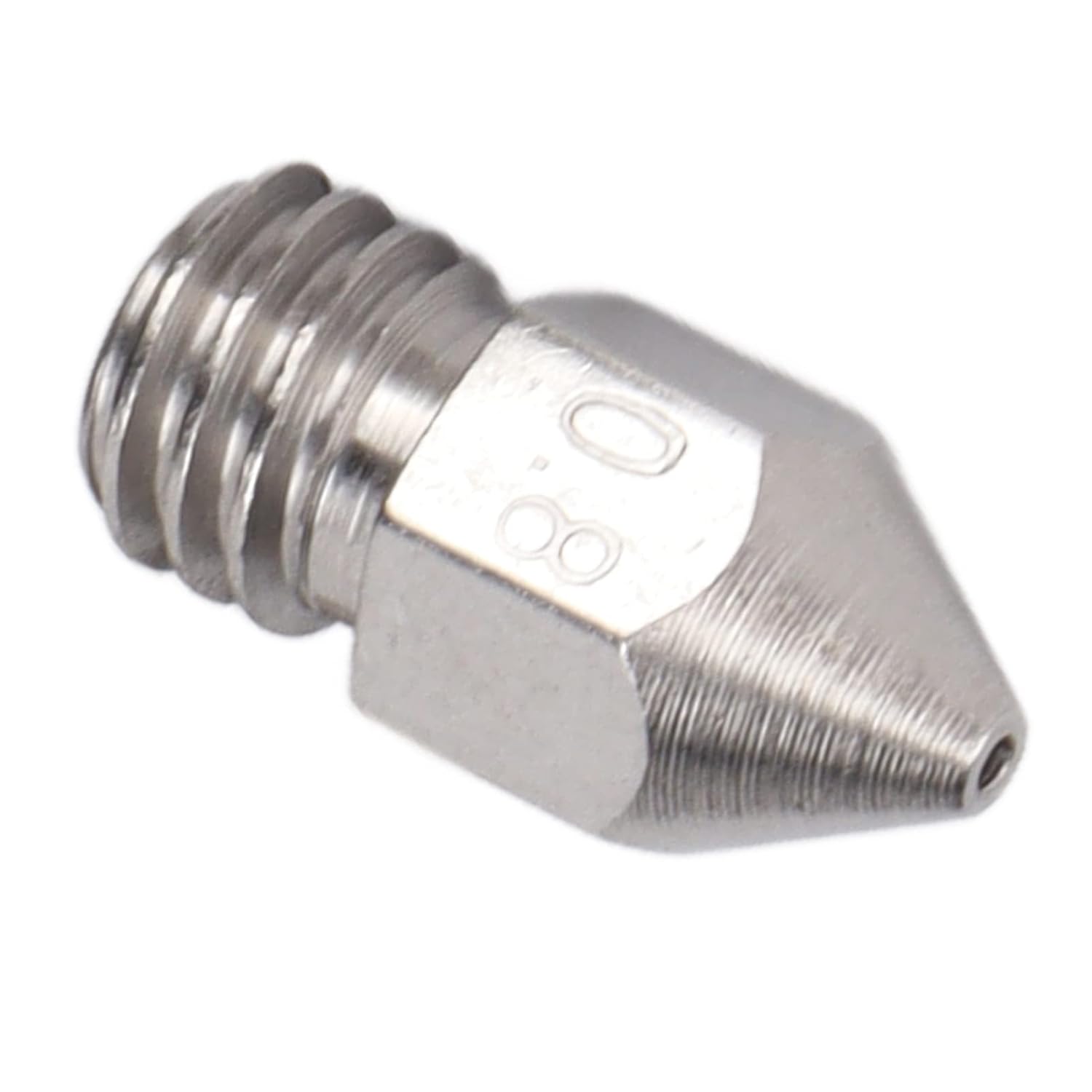 review 10Pcs 3D Printer Nozzles,MK8 Stainless Steel Nozzles,M6 1.75mm Extruder Print Head Parts Accessories,Effectively Prevent The Print Head from Leaking,Compatible with 1.75 MM Pla Abs(MK8 Nozzle 0.8mm)