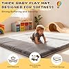 Yozoia Baby Play Mat 50 x 50, Thick Baby Play Mat for Floor, Ultra Soft Playpen Mat, Machine Washable Tummy Time Foam, Non-Slip Bottom Helps Cushion, for Kids, Infant and Toddler Crawling #2