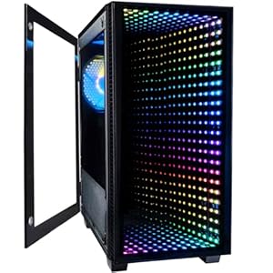 Empowered PC Continuum Micro Gaming Desktop – NVIDIA GeForce RTX 4070 Ti (> 3090), Intel 12-Core i7-12700KF, 32GB DDR5 RAM, 512GB NVMe + 2TB HDD, WiFi 6, Windows 11 – Liquid Cooled RGB Gamer Computer