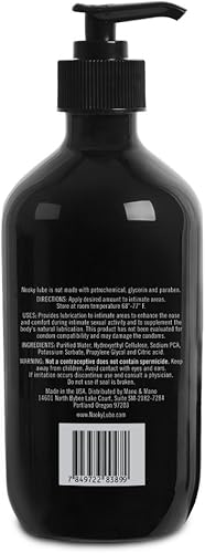Miniatura 7 de Nooky Lubricante Natural no es pegajoso Base Agua Lubricante personal 32 onza Negro 1