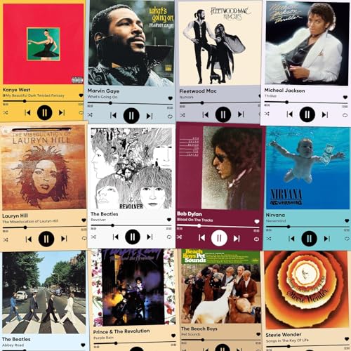 Image of Wallgasm paper Rock Band Posters - Set of 54, 4 x 6 Inches Posters Rock Band Posters Music Posters Mini Poster Set Collage Kit