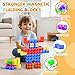 SYSKENI Mini Magnetic Blocks Travel Set, 35PCS Magnetic Blocks Travel Toys for Kids Ages 3-5 4-8, Portable Magnet Cubes Preschool Learning Toys with Portable Iron Storage Box Christmas Birthday