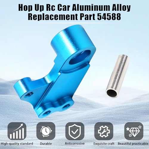 Aluminum Steering Arm for Tamiya GF01/GF02, Direct Replacement for #54588, Precision CNC Alloy Steering Upgrade for Enhanced Durability & Performance — view 4