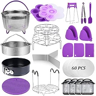22 Pcs Pressure Cooker Accessories Set Compatible with Instant Pot 5,6,8 Qt, 2