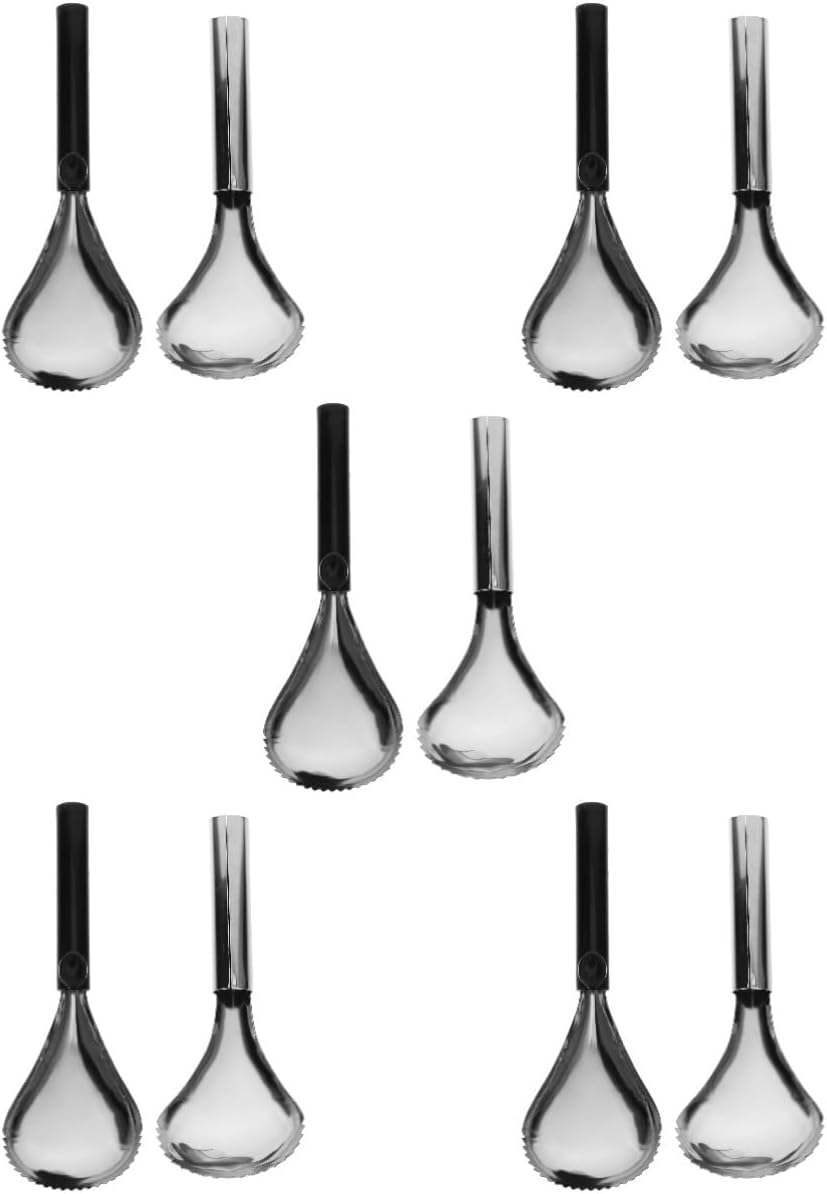 10pcs Manual Pumpkin Corer and Ice Scoop Pumpkin Remover Tool for Core Removal Kitchen Gadget for Squash and Melon Preparation